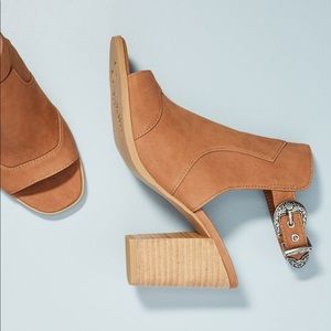 Anthropologie/Seychelles Western Buckle Shooties